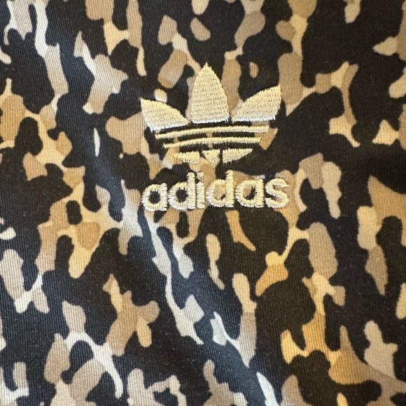 adidas Black and White Patterned Leggings - Picture 11 of 12